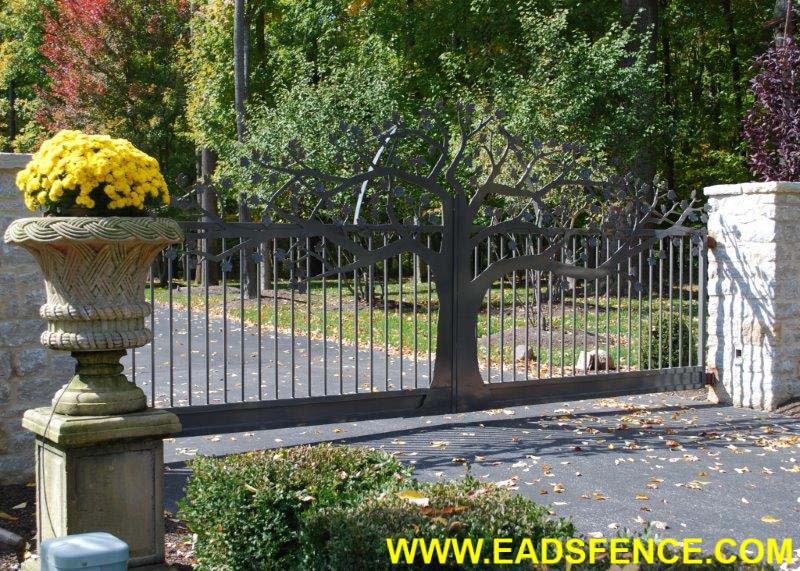 Beautiful Custom Entryway by Eads GateWorks