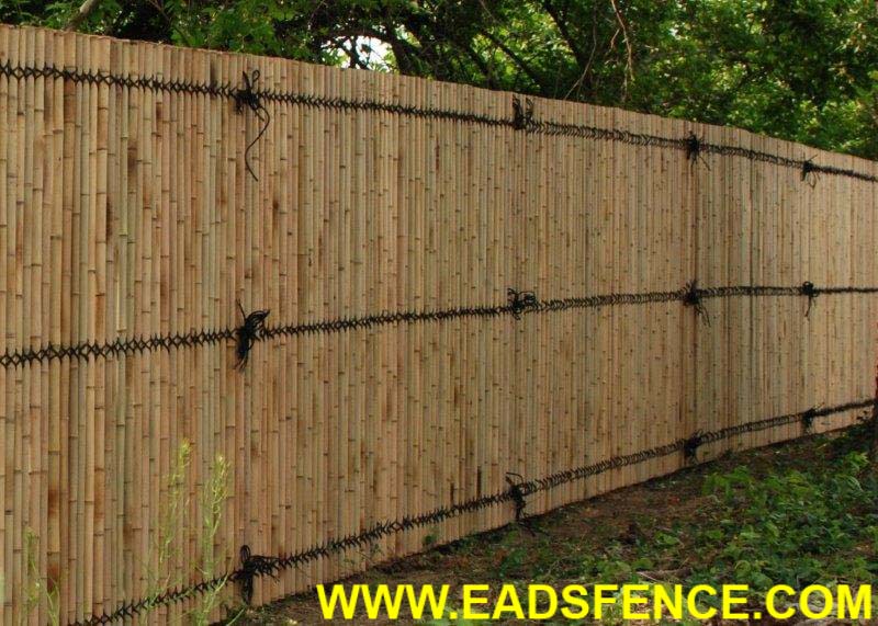 Kokomo Natural Bamboo Privacy Fence