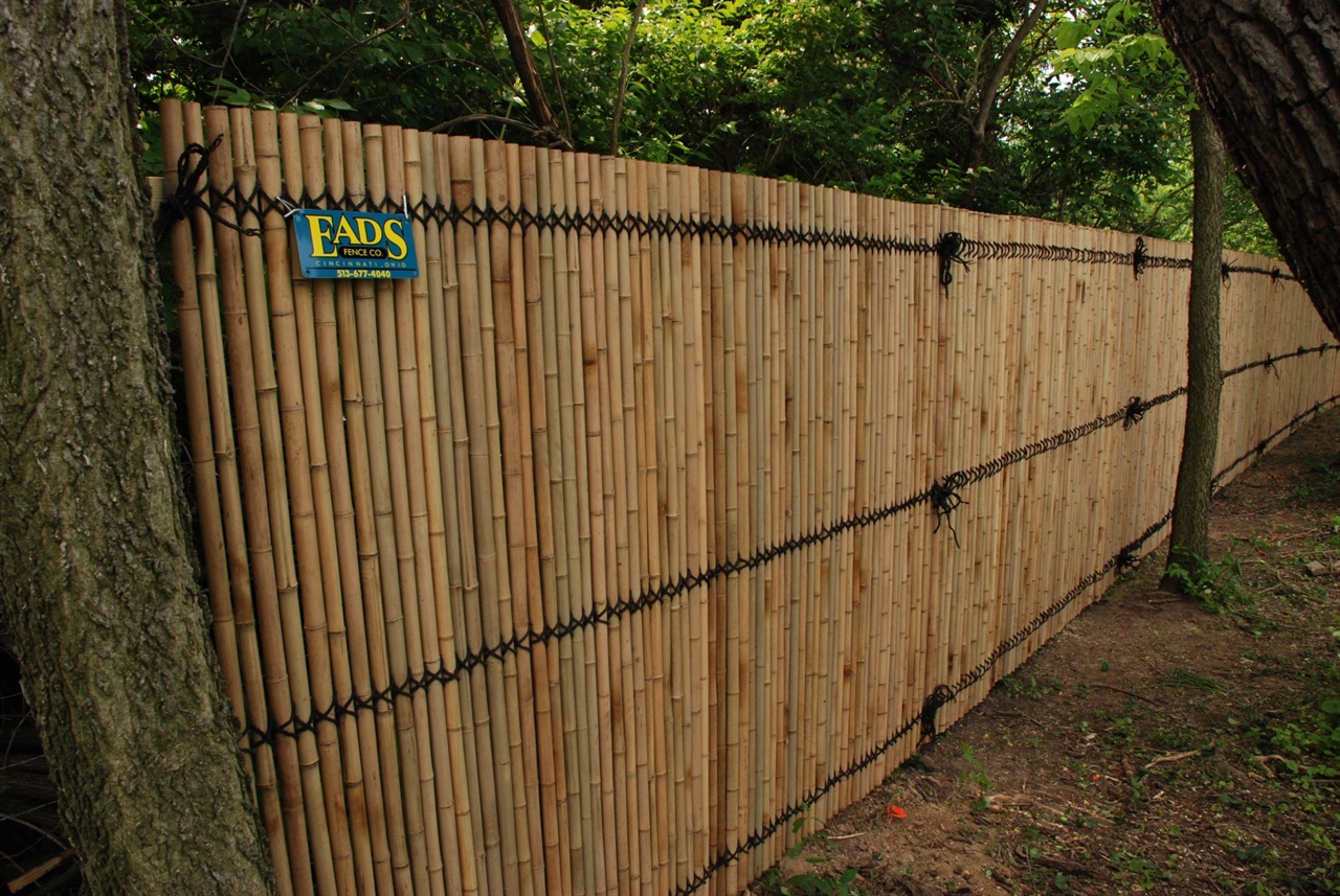 Ohio Fence Company Eads Fence Co.. Bamboo Privacy Photo Gallery