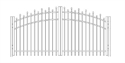 Picture of S2 Berkshire Greenwich Arched Double Gates Drawing