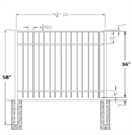 Picture of 36" S4 Saybrook Drawing