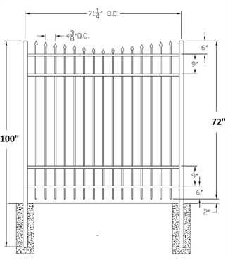 Picture of 72" S5 Newport Drawing