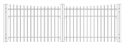 Picture of S5 Newport Double Gates Drawing