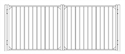 Picture of S10 Derby Double Gates Drawing
