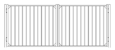 Picture of S10 Derby Double Gates Drawing