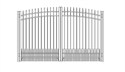 Picture of S1 Bennington with Doggie Panel Greenwich Arched Double Gates Drawing