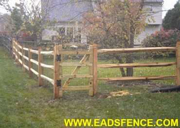 Picture of Split Rail Gate Options Photo Gallery