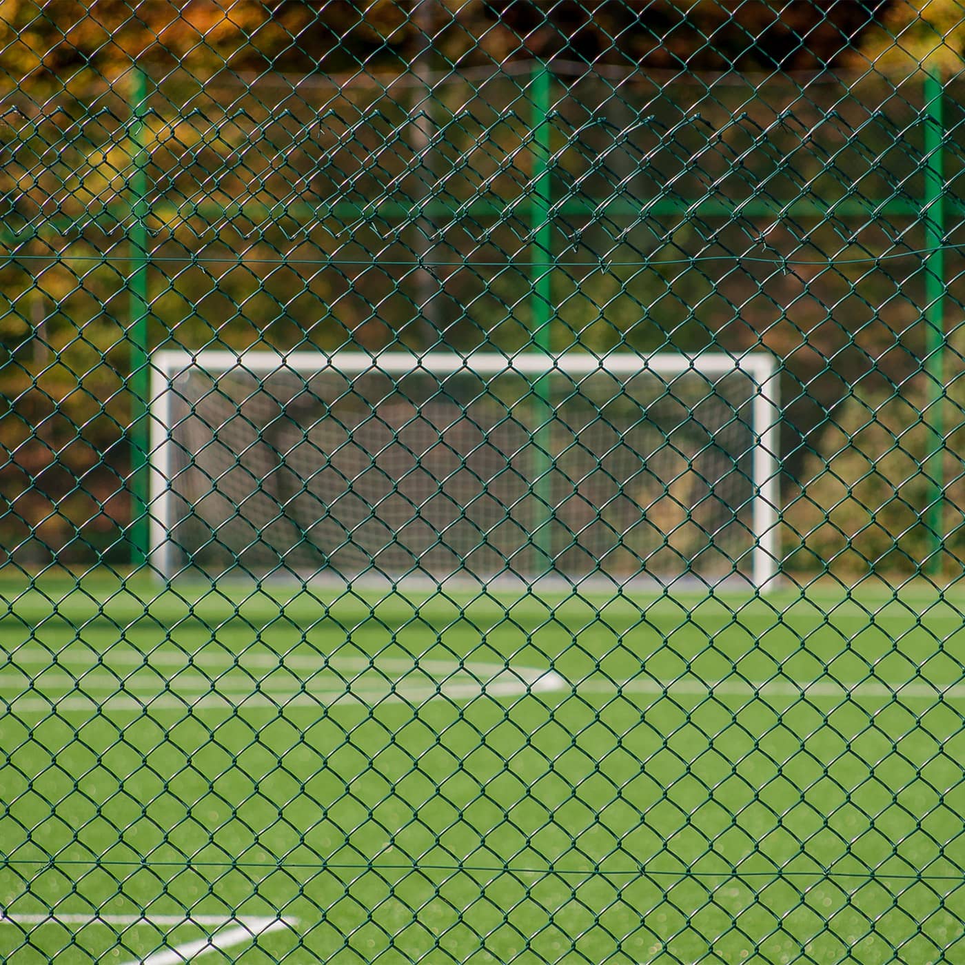 EADs soccer field fencing.
