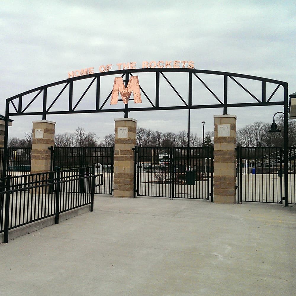 Commercial metal gate and arc Applications